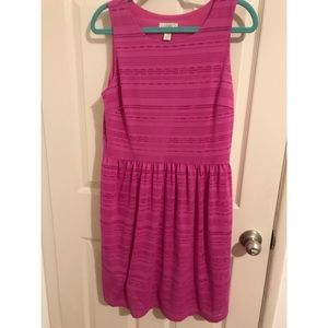 LOFT fuchsia sun dress